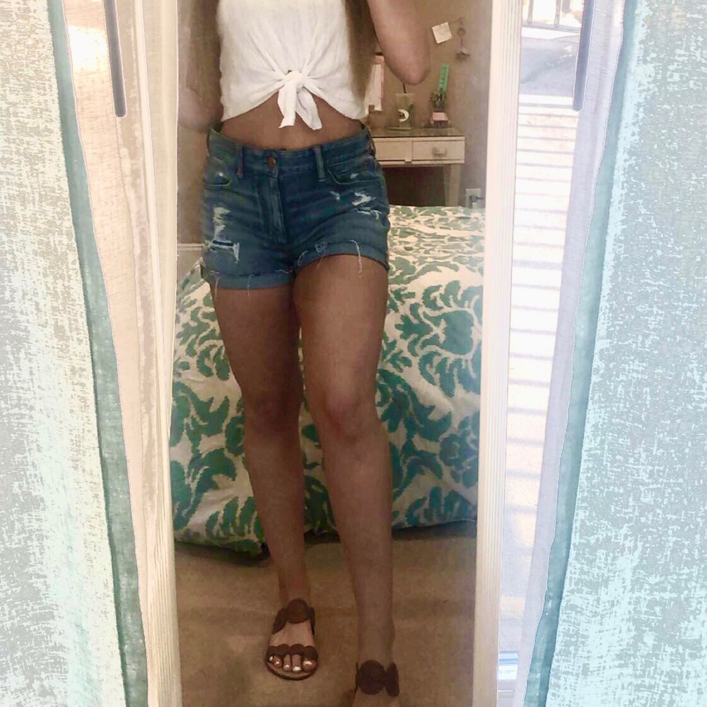 American Eagle 360 Stretch HighWaisted Jean Shorts